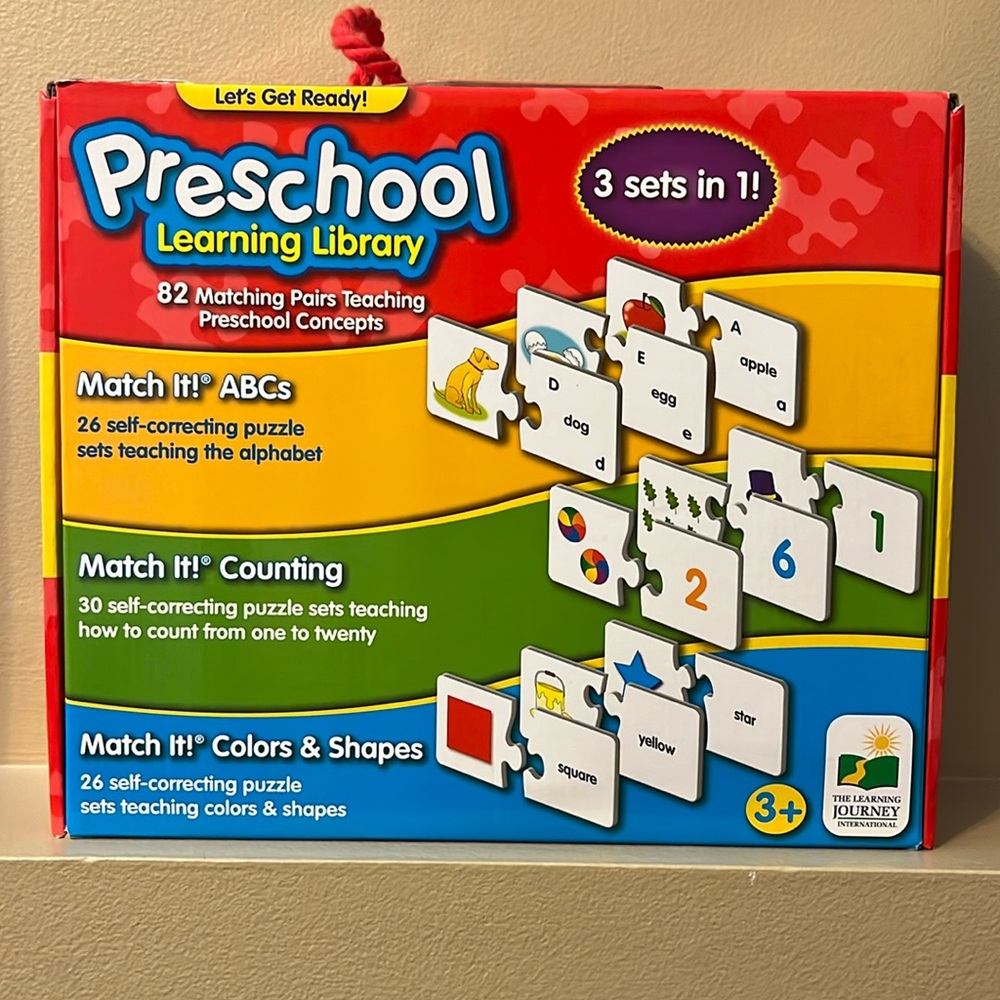 Preschool Learning Library - 3 sets in 1